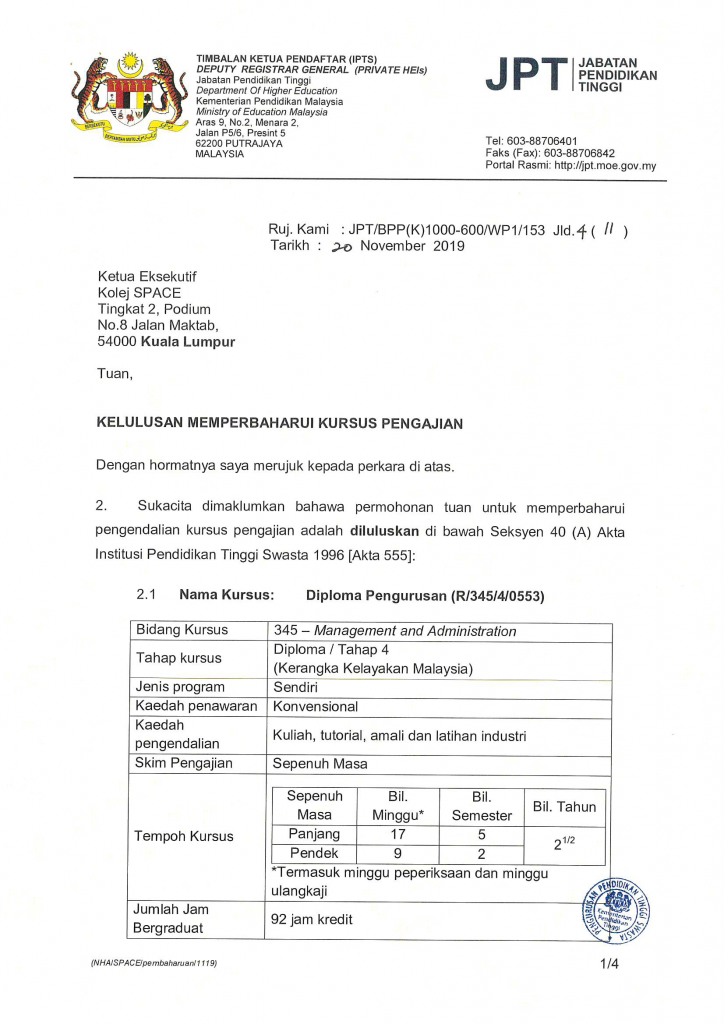 JPT_KELULUSAN PEMBAHARUAN KURSUS PENGENDALIAN_Page_1