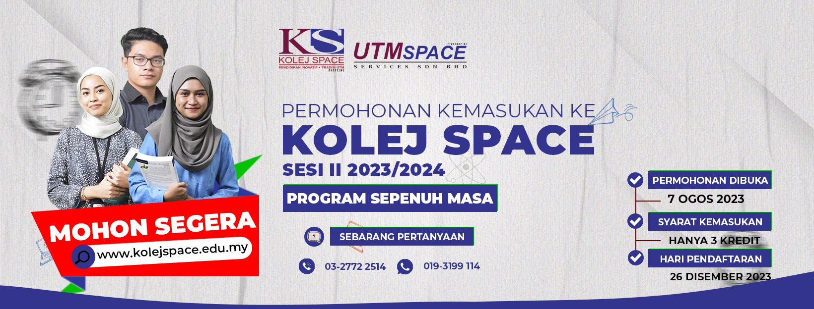 KEMASUKAN SESI II 2023-2024